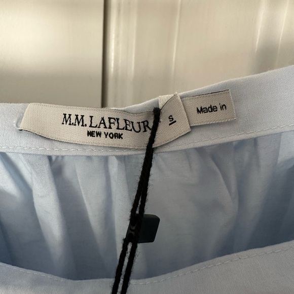 M.M. Lafleur Baby Blue Addie Mini Dress- Poplin NWT - Picture 2 of 5